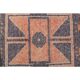 Vintage Turkish Hand-Knotted Wool Cotton Orange Runner Rug 80x394