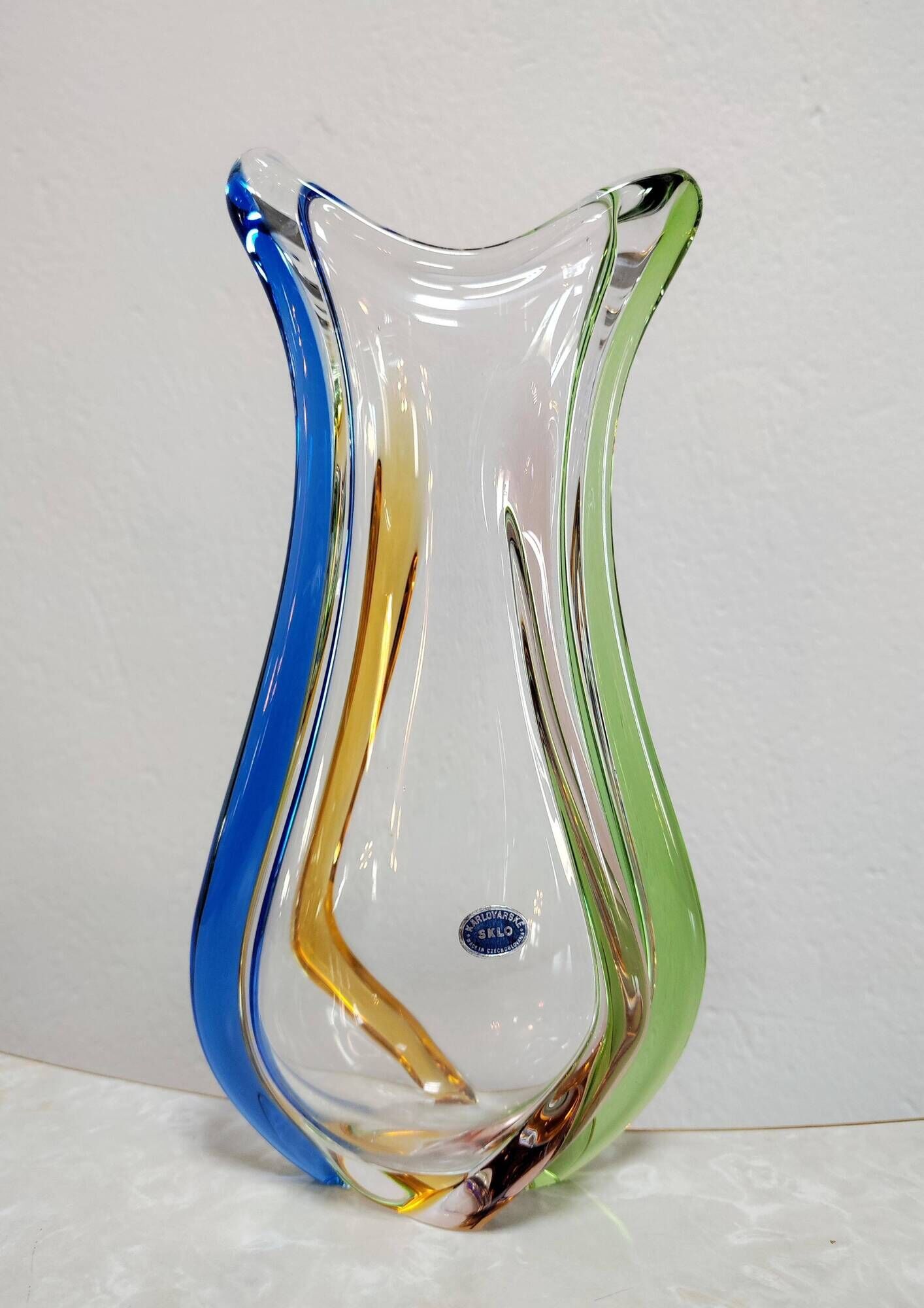 Rhapsody vase by František Zemek for SKLO 1960s