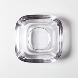Vintage Heavy Crystal Ashtray / Vannes Le Chatel Crystal / France / 1980s