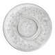 Cibulak Glass Plate: Mid-Century Clear Modern Platter by Pavel Panek/ 1974