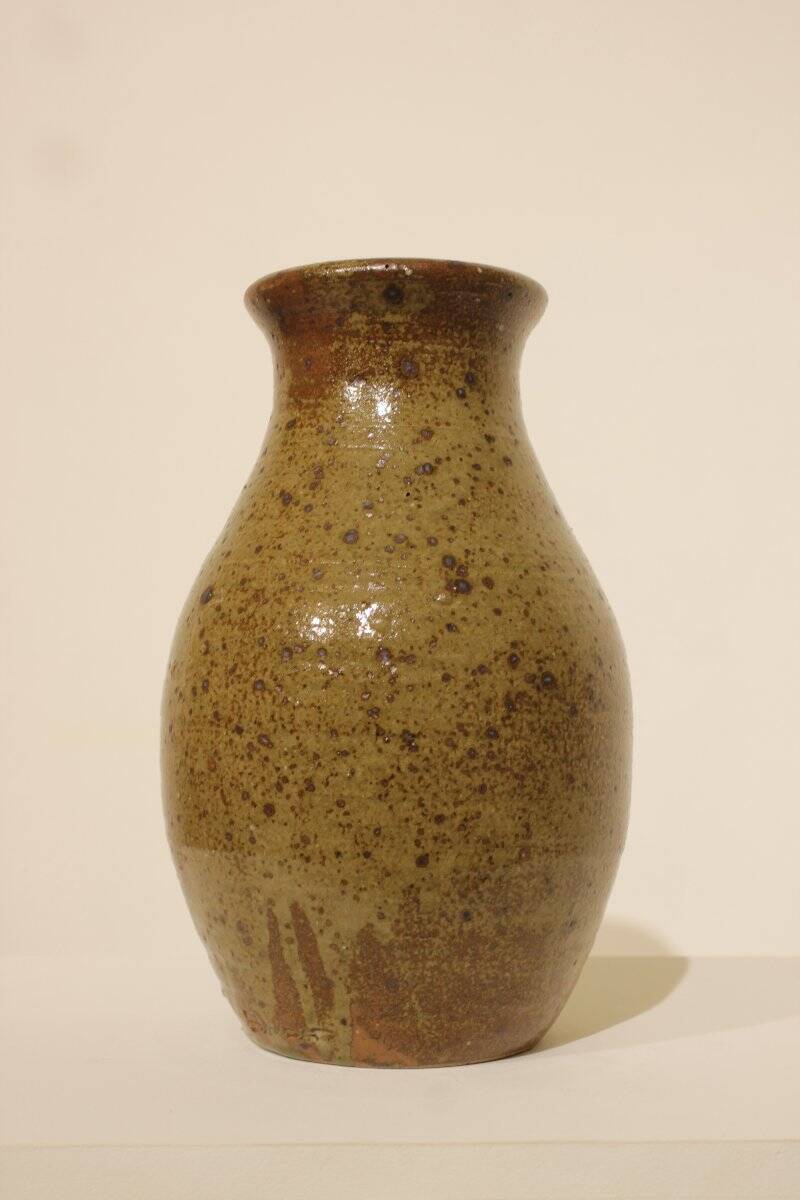 Important vase en grès pyrité de Guy Baudat (1938-2019)