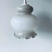 Glass hanging lamp