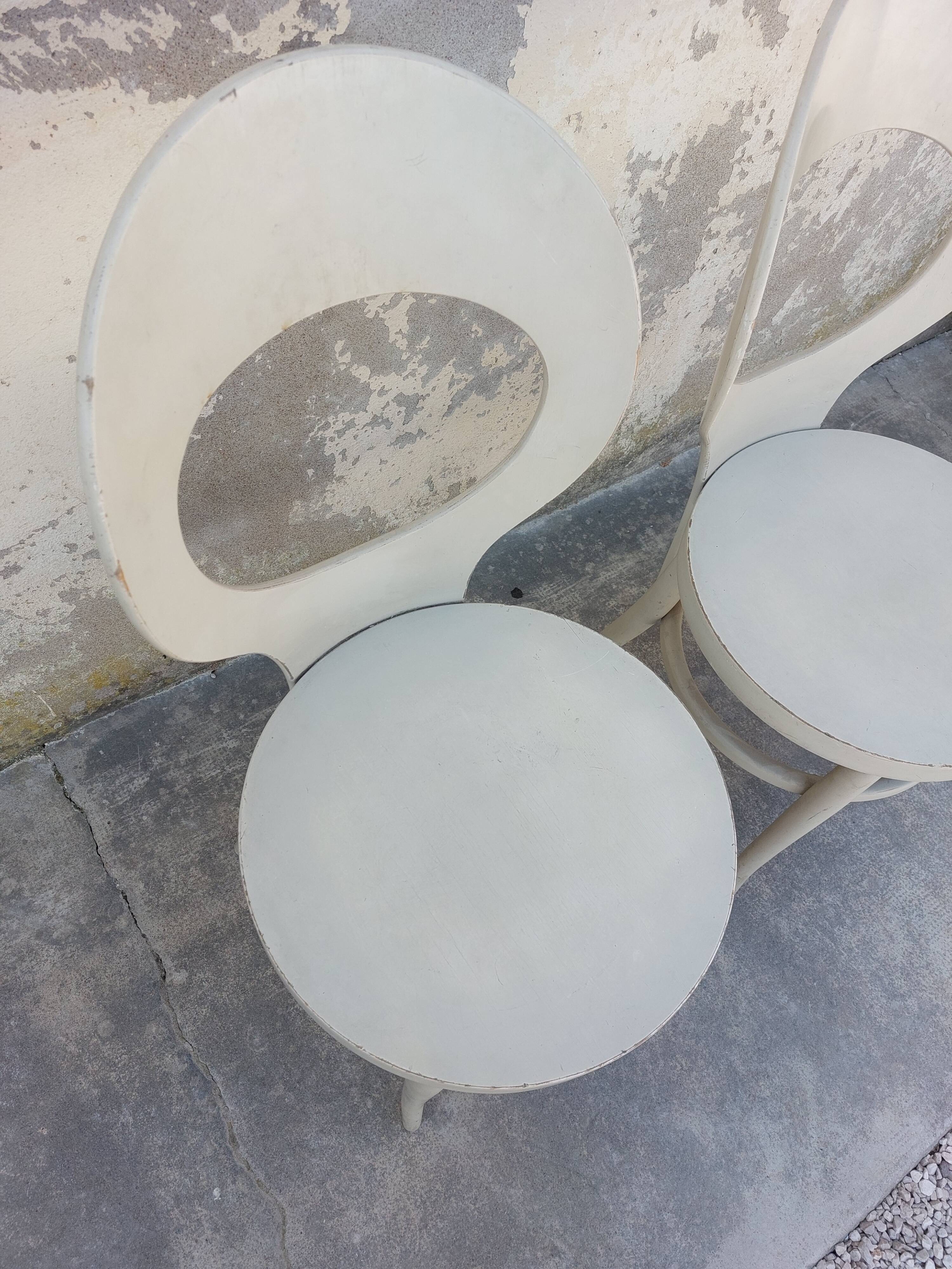 Pair of baumann chairs seagull model