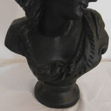Bust of beautiful woman period platre sculpture
