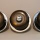 Set of 3 vintage space age sconces 60/70