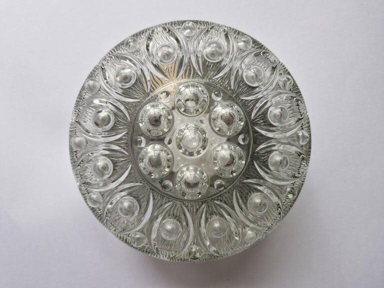 Midcentury Flush Mount, Ceiling or Wall Lamp WILA, Germany, 1970s