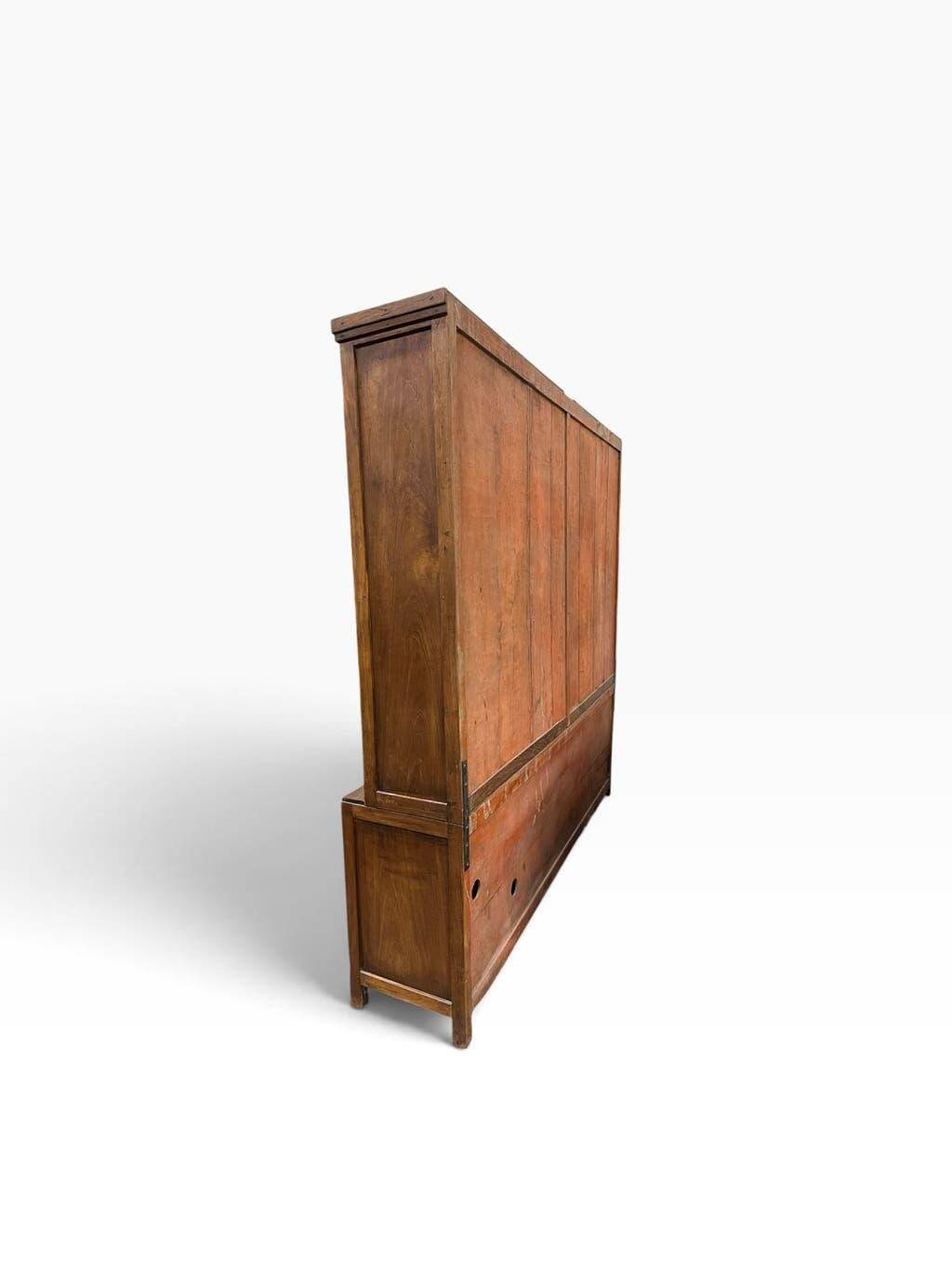 XL vintage wooden display shelf/bookcase