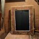 Miroir en bois doré 59x76cm