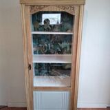 Armoire vitrine art deco vintage relookée