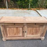 Restored solid wood buffet in the 18th-century Louis Philippe style, 180cm