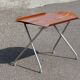Table pliante à plateau en teck Alminette, Norvège, années 1960