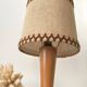 Wooden table lamp, 70s