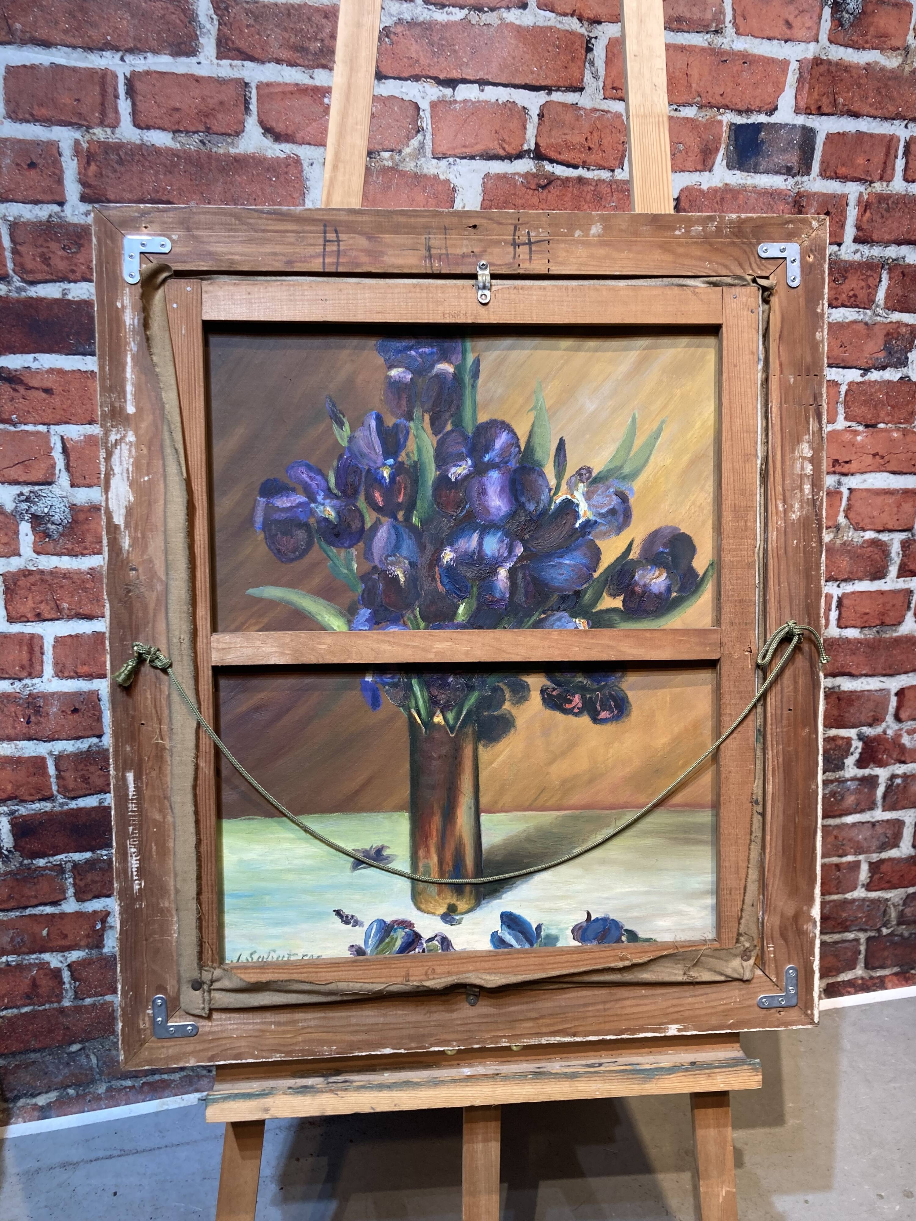 Original acrylic framed on two sides by J. Sabyt