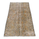 Vintage boho style rug - Oushak rug for entryway