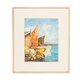Fishing Boats in Venice, Oil on Plate, 56 x 65 cm