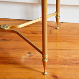 60s green marble coffee table in neoclassical style