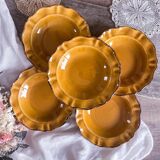 5 hollow plates Faience ADP