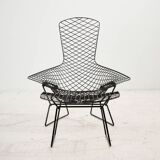 Bird chair and ottoman by Harry Bertoia for Knoll, Set of 2
