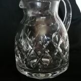 Hand-cut bohemian crystal broc