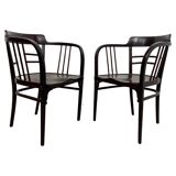 Secession Armchairs No. 6093 by Otto Wagner for Thonet