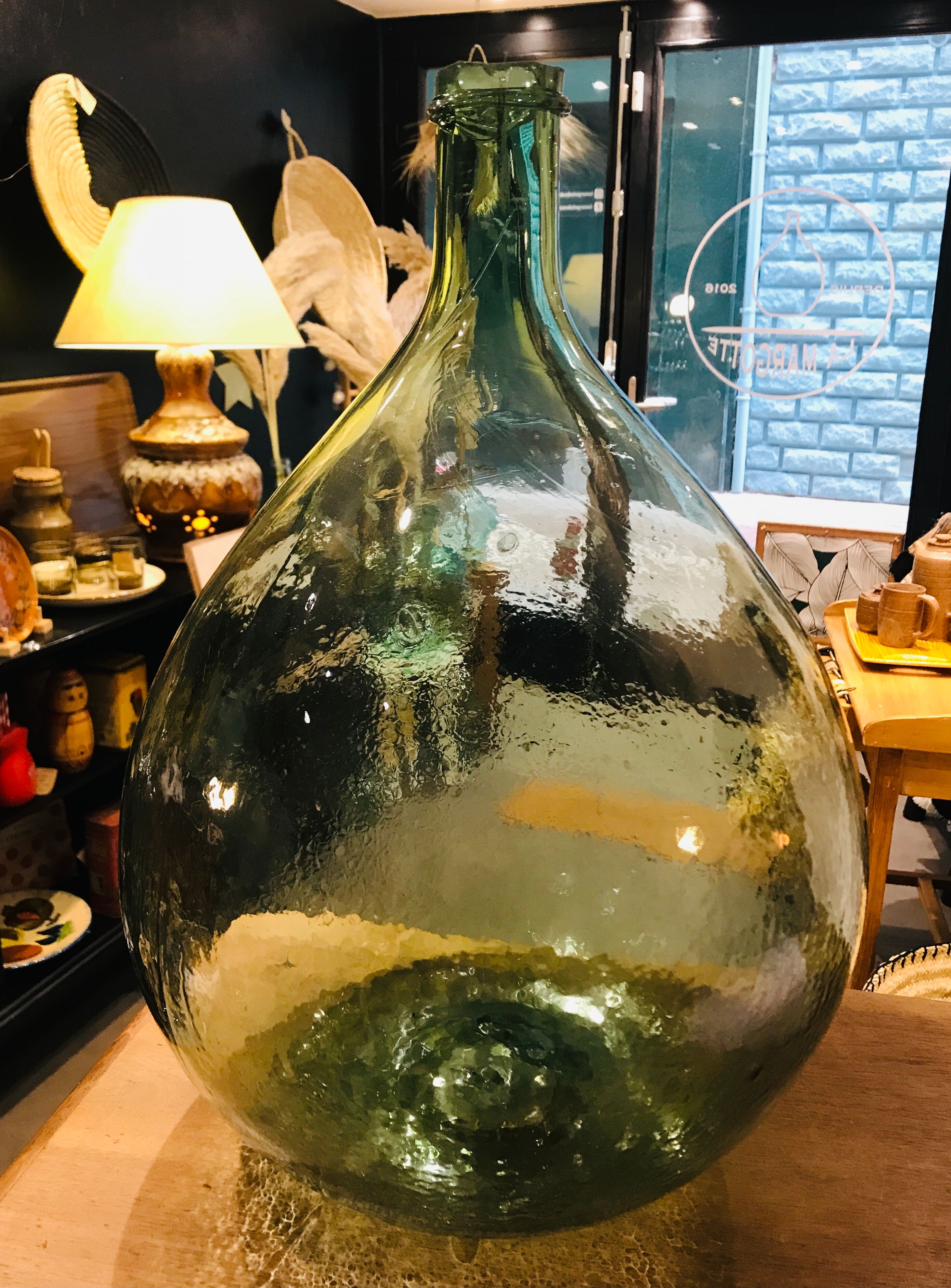 Demijohn Green 47 cm