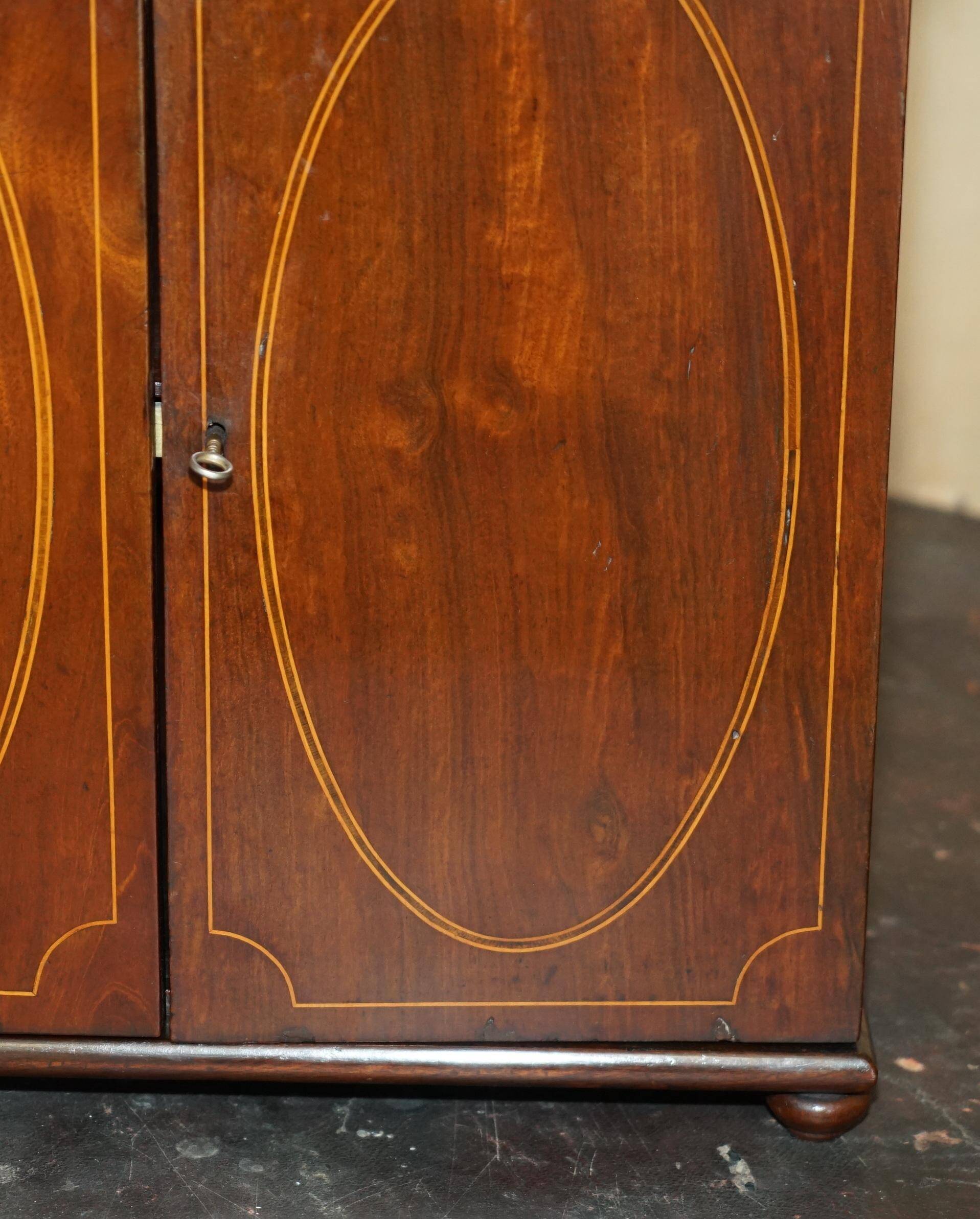 Restored Georgian Sheraton cabinet, circa 1820.