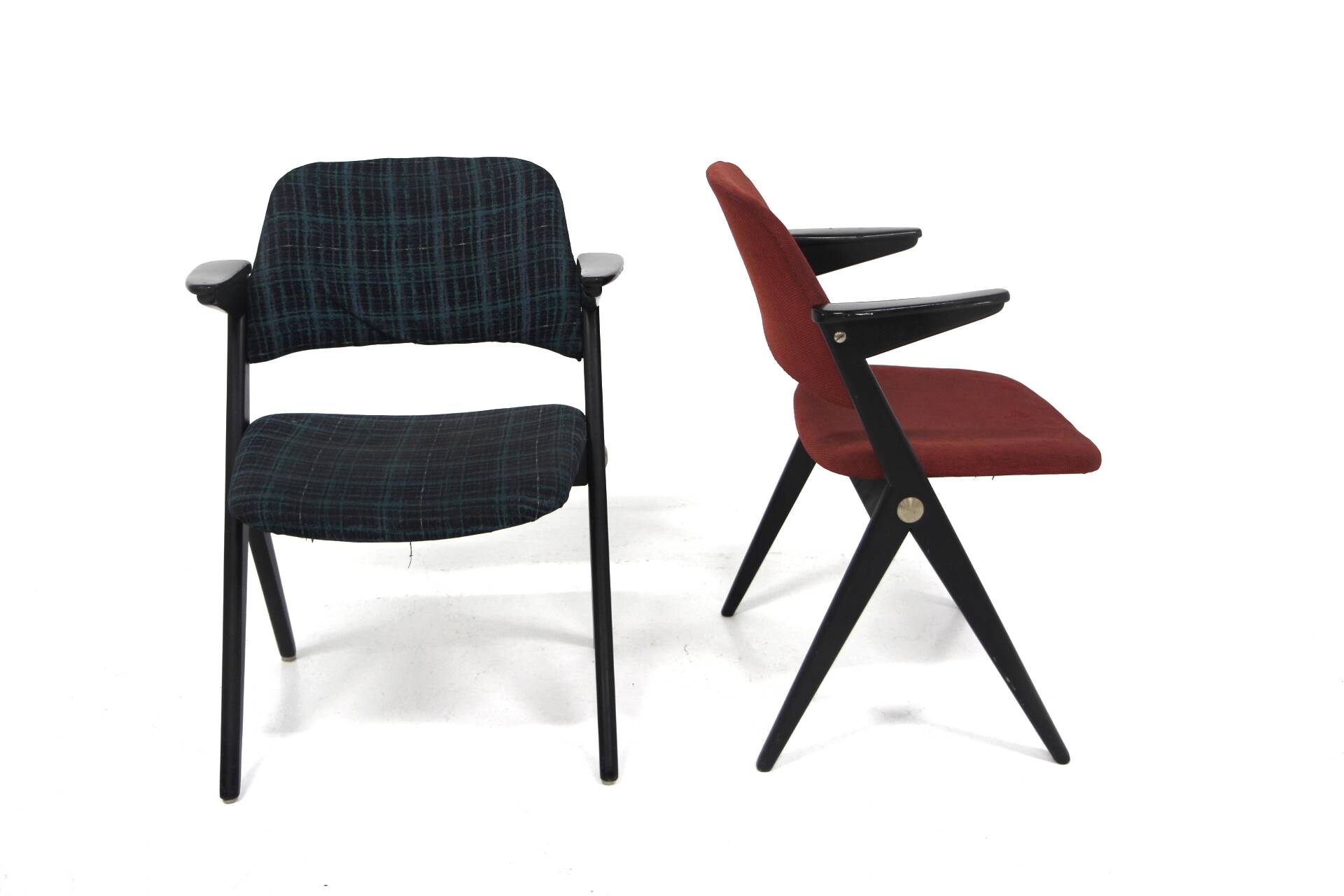 Set of 2 Scandinavian chairs, "562-026", Bengt Ruda, Nordiska Kompaniet, Sweden, 1950