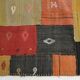 6x8 Multicolor Traditional Handmade Turkish Kilim Rug, 192x238Cm