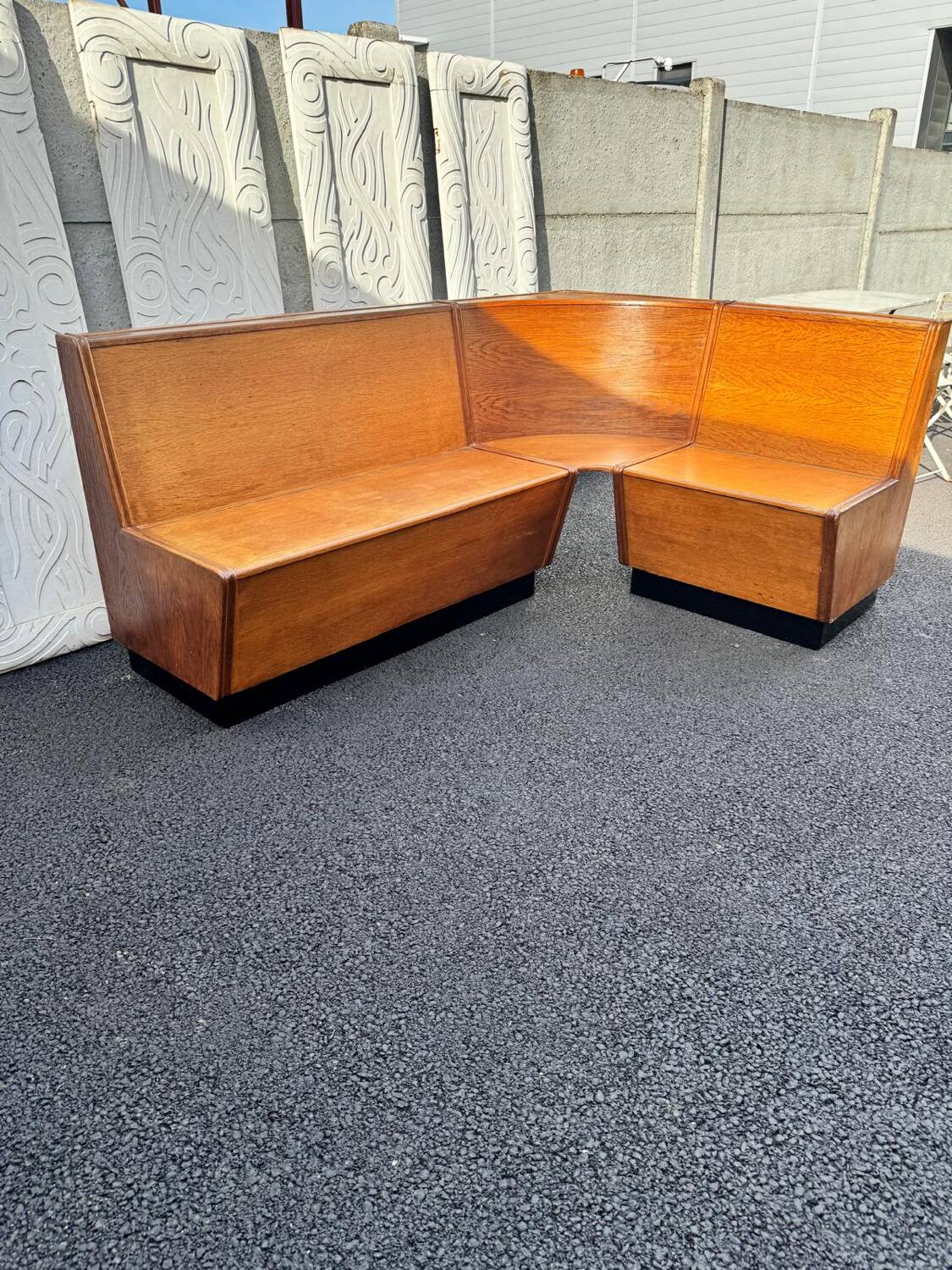 Bistro or corner restaurant bench. 50/60's