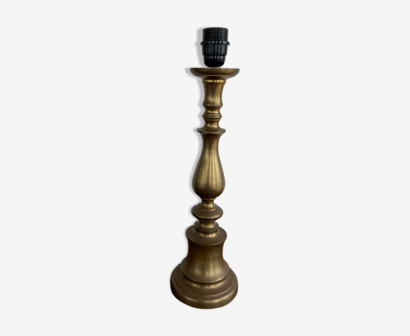Pied de lampe en laiton