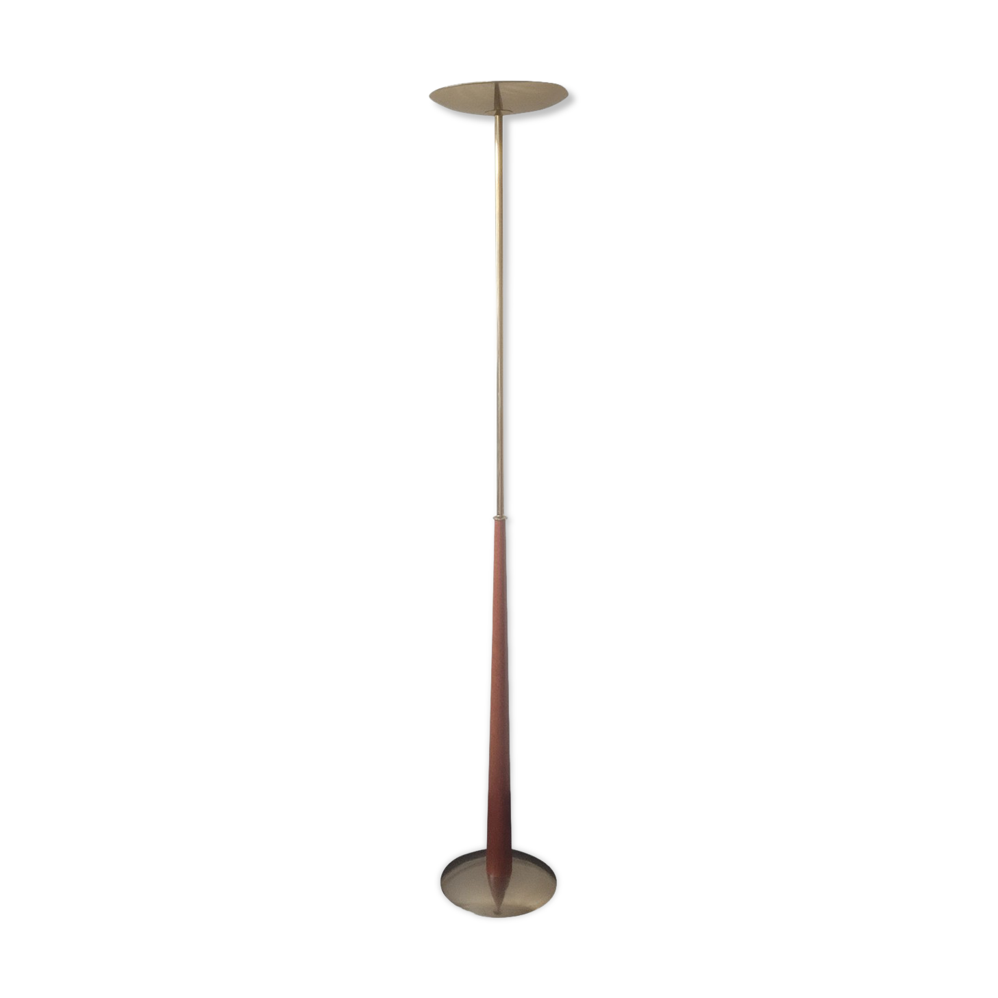 Lampadaire  halogene en laiton Fase