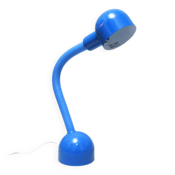 Lampe de bureau bleue années 80