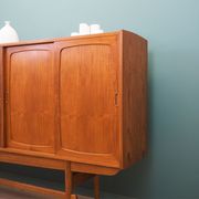 Panneau en teck, design danois, années 1960