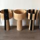 Lampadaire raphia naturel