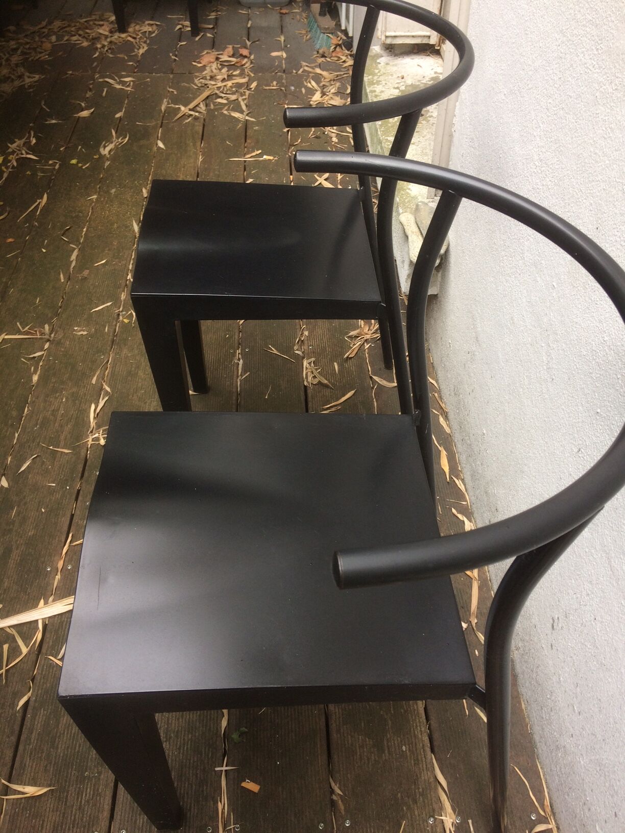 Set of 2 Starck D'Glob chairs for Kartell