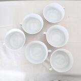 Ensemble de 6 tasses en porcelaine Alfoldi, vintage hongroises