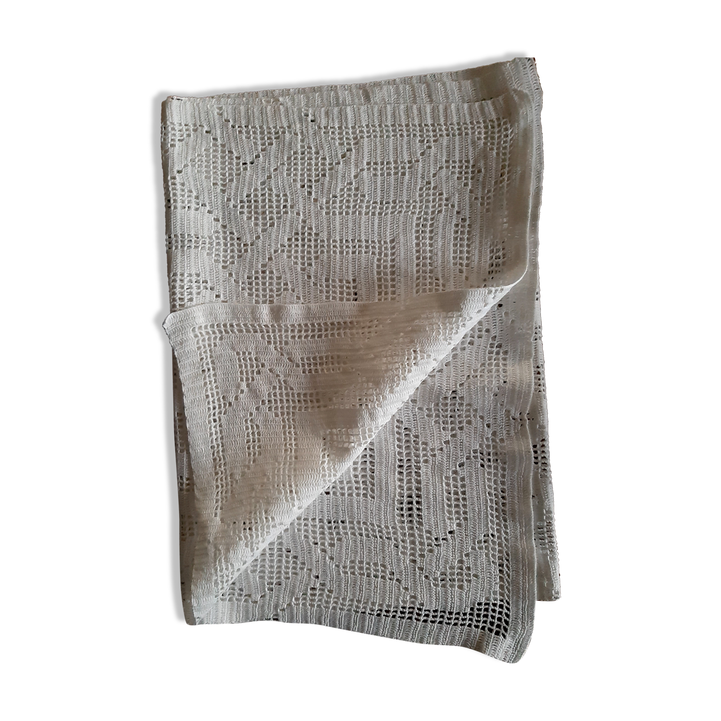 Crocheted table path