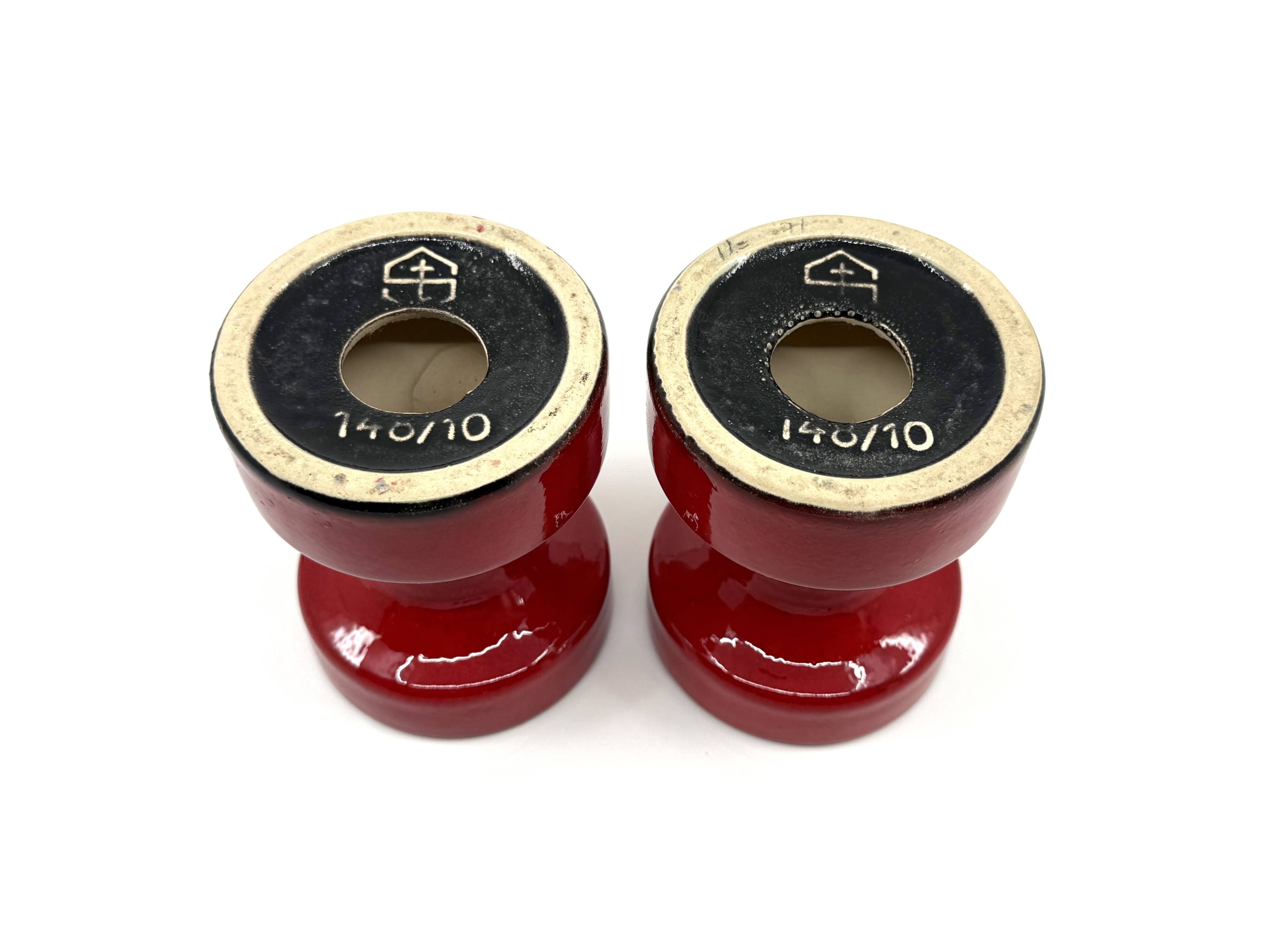 2 Steuler ceramic candle holders • Design Cari Zalloni • Circa 60-70