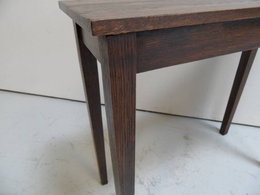 Antique oak sidetable