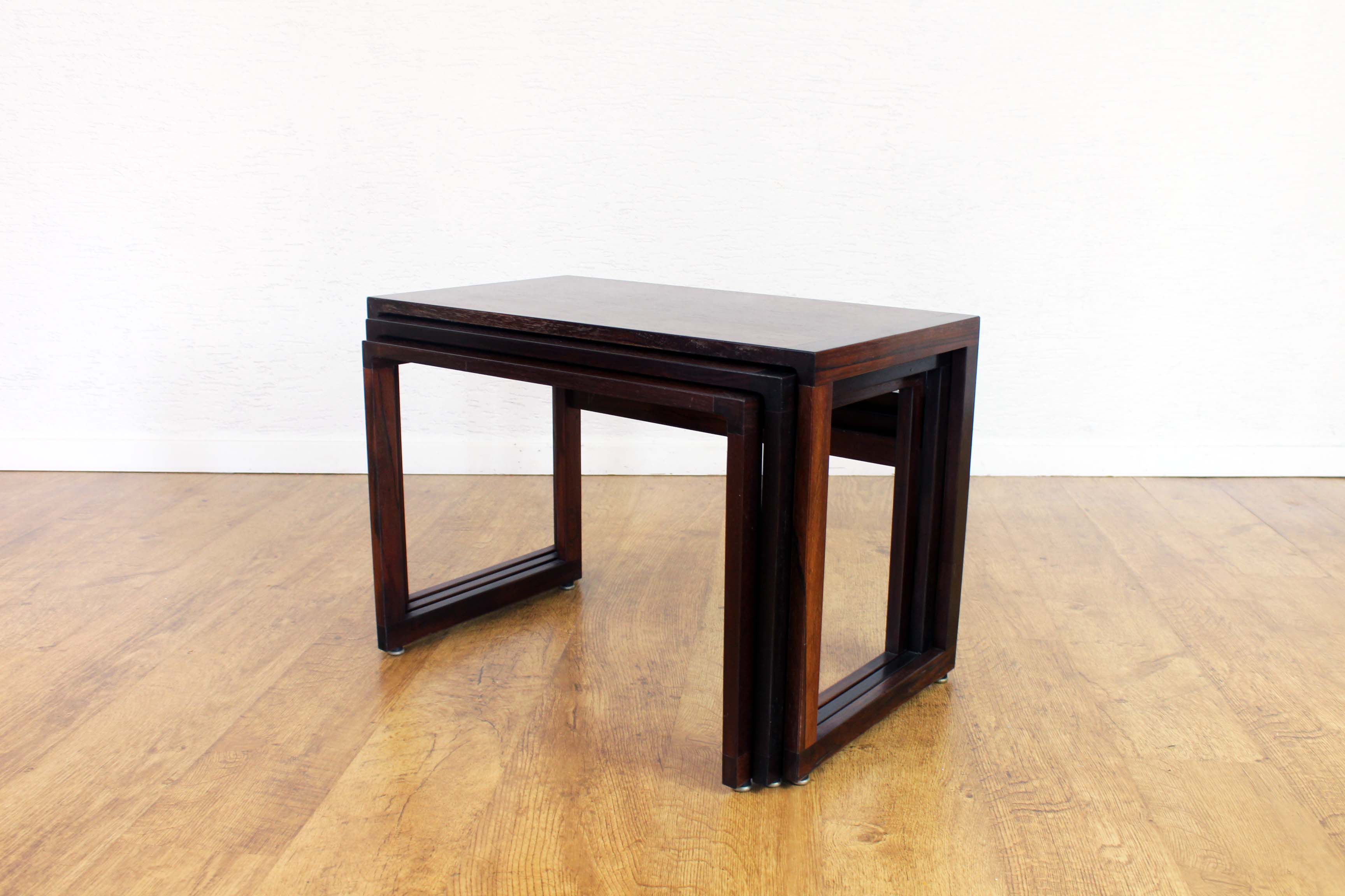 Rosewood nesting tables