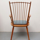 1950s armchair cherrywood, Albert Haberer