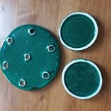 Trivet and bottle coaster set