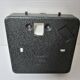 Holophane brand square wall light in moulded thick glass