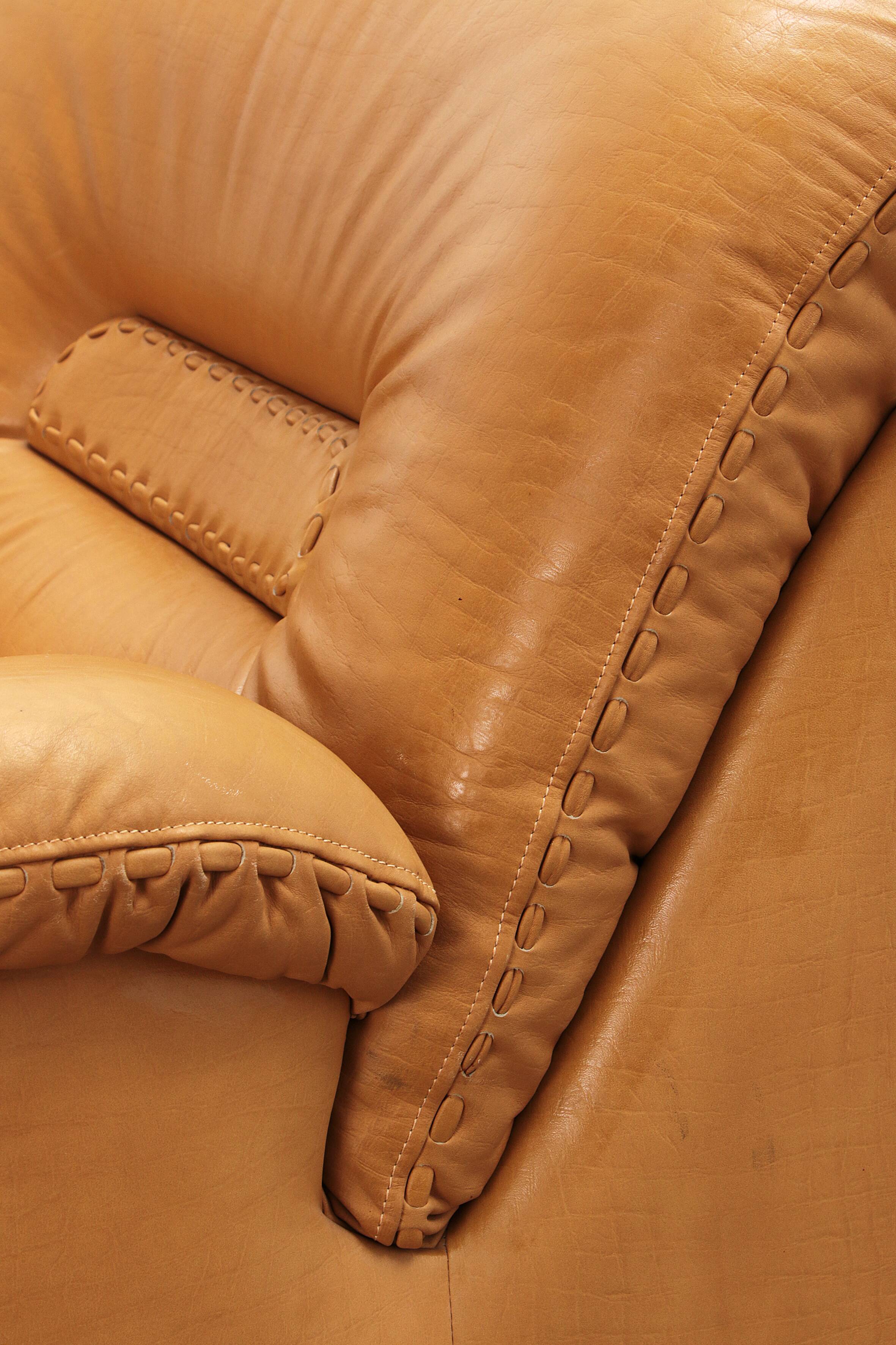 Vintage set Design armchairs by DeSede, 1970 Switzerland.