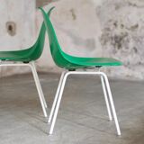DSX-H green base chair by Charles and Ray Eames Herman Miller, 1960'