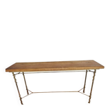 Wrought iron console imitating ivy