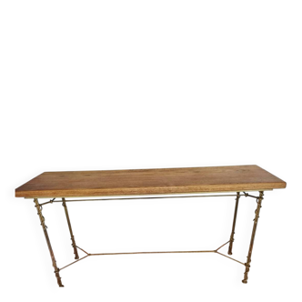 Wrought iron console imitating ivy