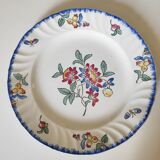 Plat de service creux Longwy