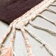 Kilim berber Moroccan ecru with colorful patterns 268x160cm
