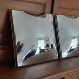 Pair of vintage mirrors made in slovenia